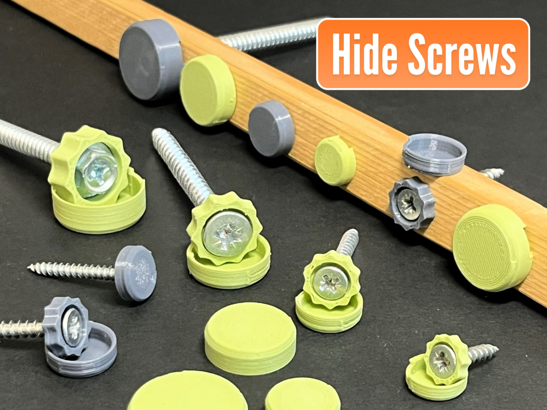 Screw Head Caps - (Multiple Size Covers)