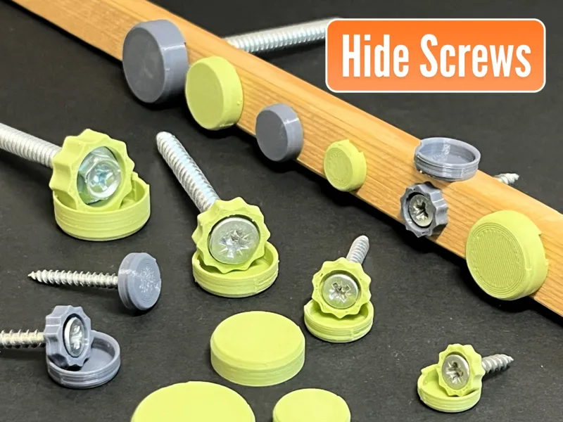 Screw Head Caps - (Multiple Size Covers)