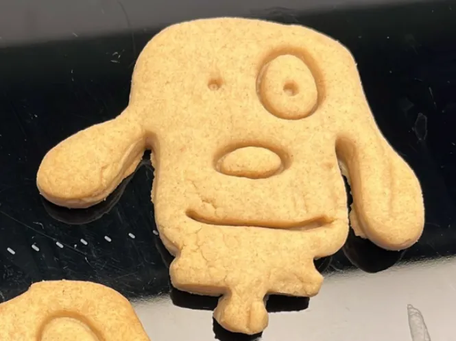 Happy Comic Dog