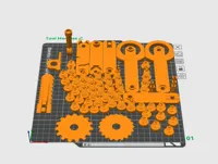 One Plate One Colour (0.2mm layer, 2 walls, 15% infill)