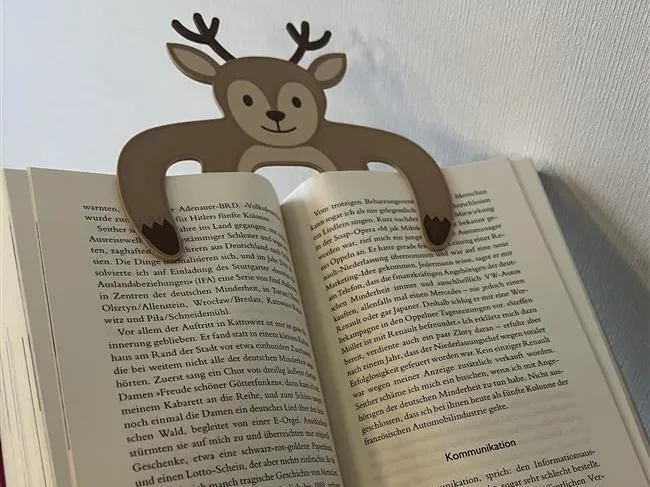 Reindeer Book page holder