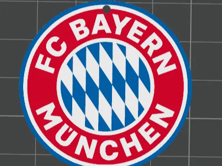 3D Bayern München Schlüsselanhänger 