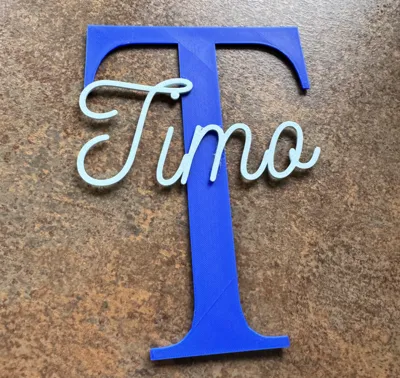 Timo Name Tag Door Sign