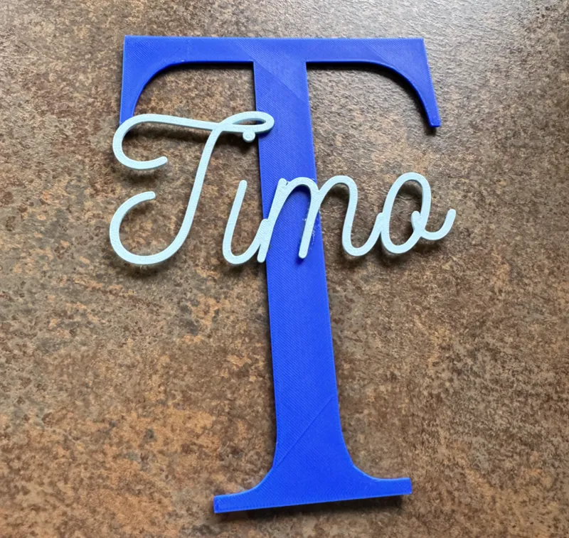 Timo Name Tag Door Sign