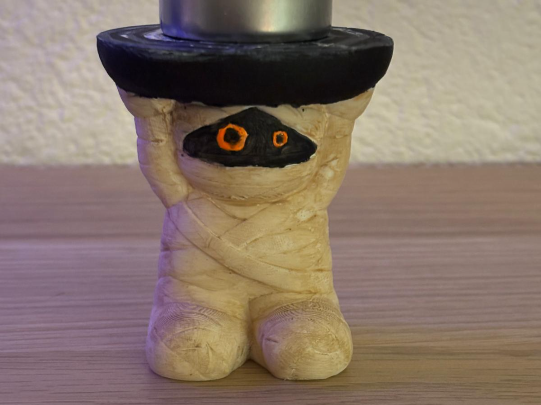 Mummy Tealight Holder 3D model