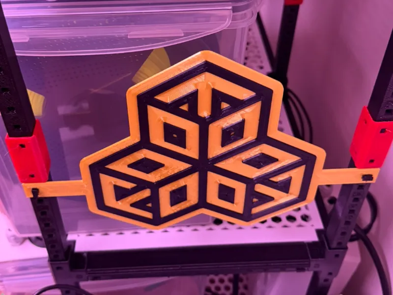 Homeracker logo panel - rack mounted