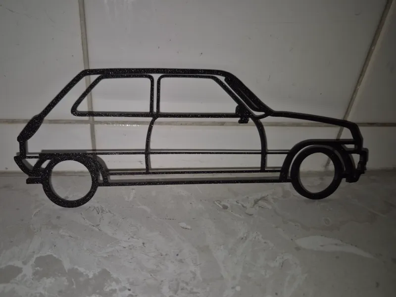 silhouette renault 5 alpine
