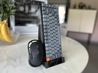 Compact Keyboard and Mouse Stand