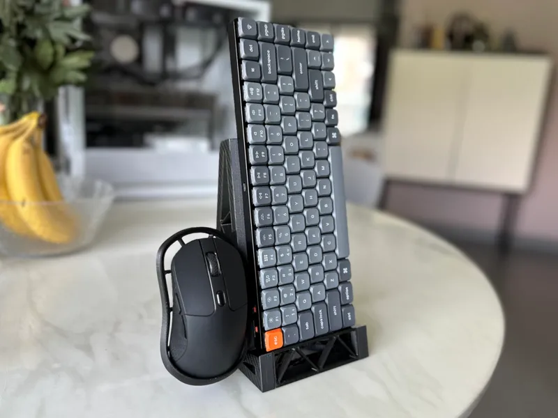 Compact Keyboard and Mouse Stand