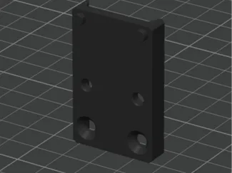 Montage Platte Gate PTX for RMR Red dot footprint