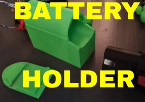 Battery Holder-Porta Batterie
