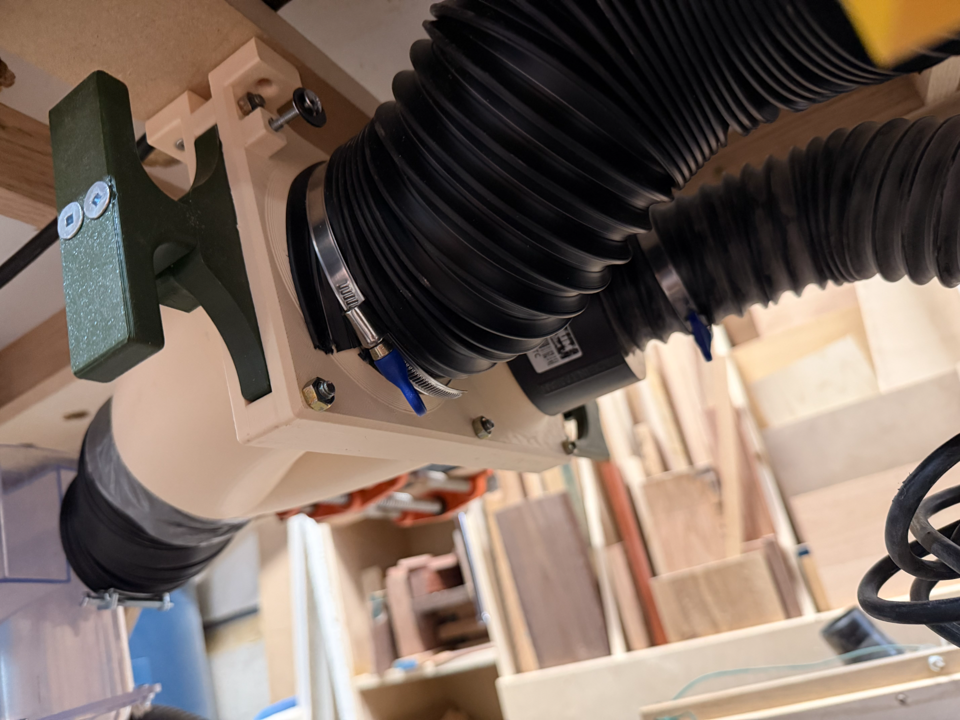 4” Double Dust Collection Blast Gate Switcher