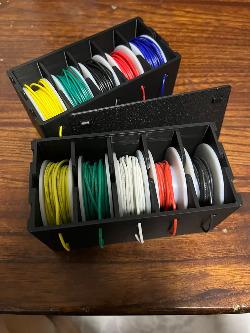 Stackable Hook Up Wire Case