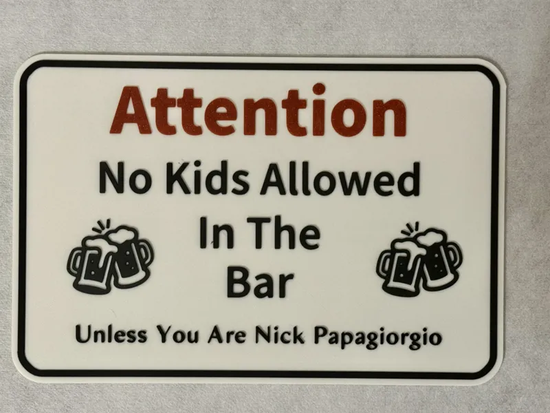 Funny Bar Sign
