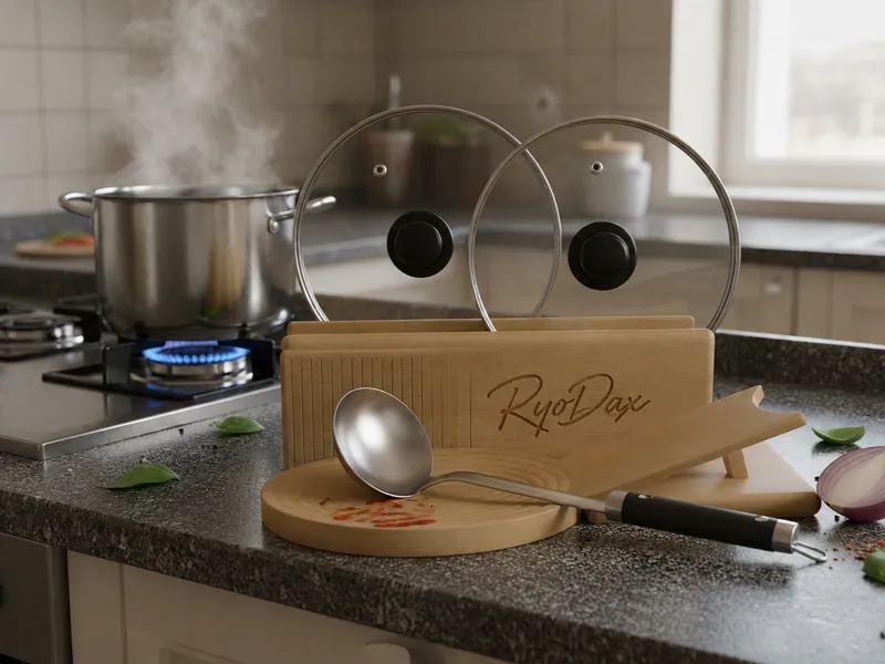 Appoggia mestolo e coperchi per cucina