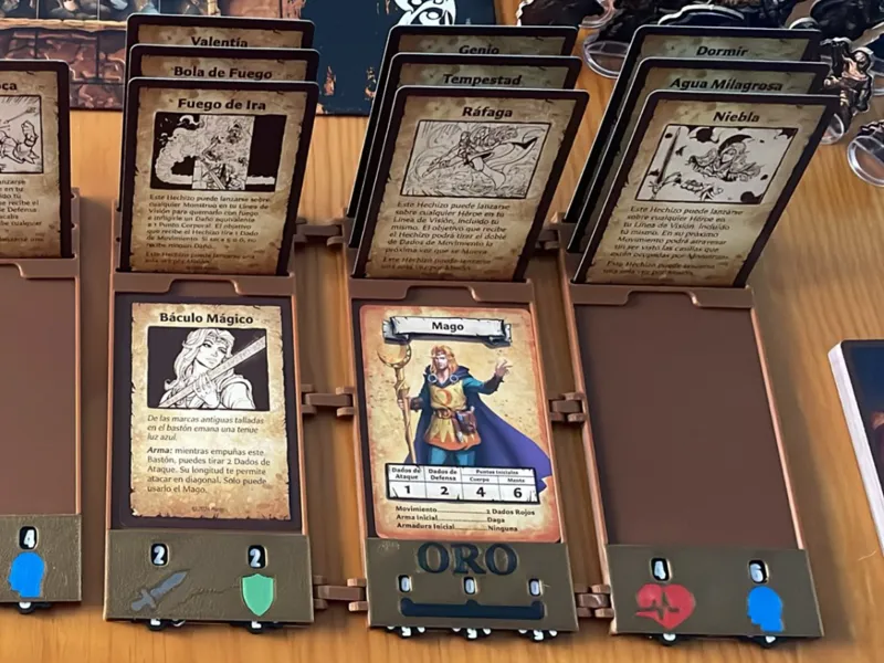 HeroQuest tablero jugador