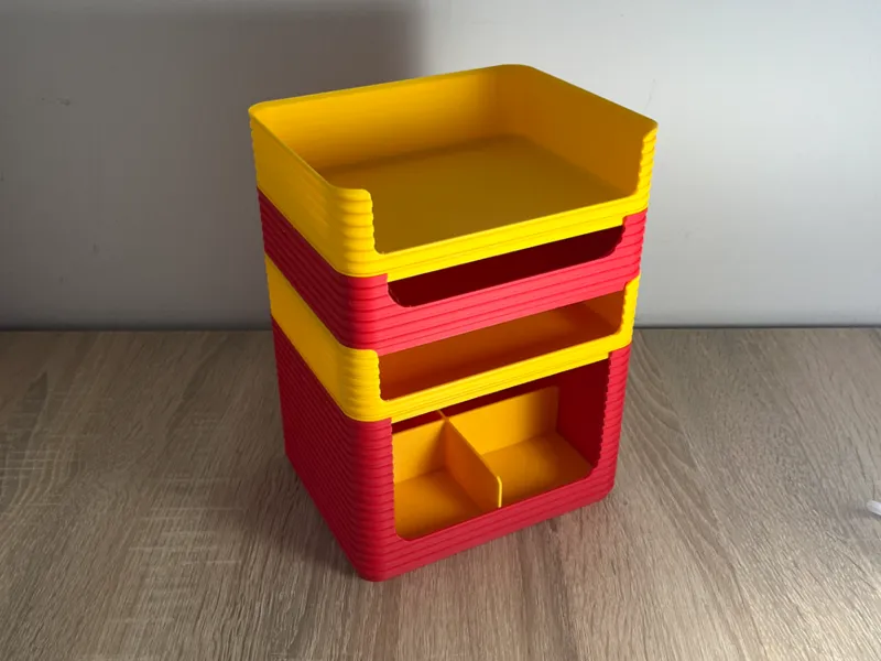 Modular Multi-Level Stackable Desk Organizer