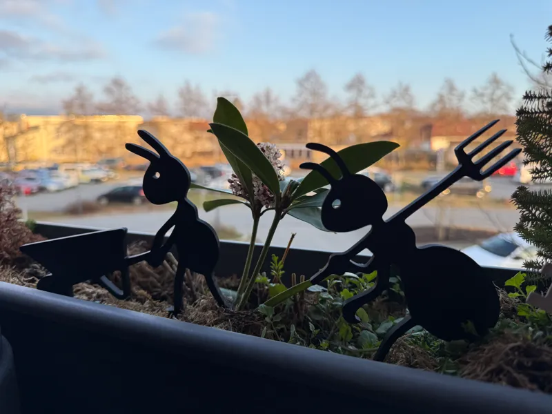 Ameisen-Dekorationen für den Garten