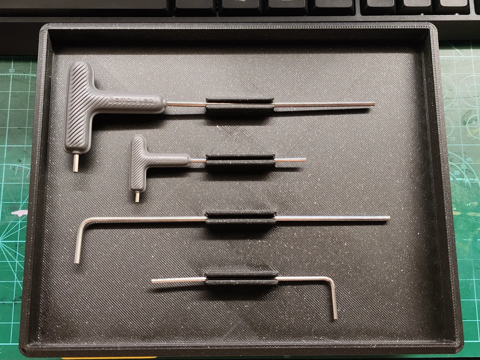 Miniatura 5 do modelo 3D 拓竹配件模块化收纳盒（可用A1mini打印，可堆叠）