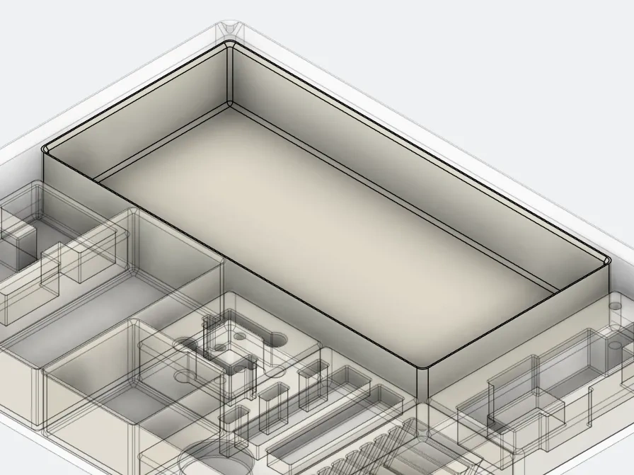 Miniatura 22 do modelo 3D 拓竹配件模块化收纳盒（可用A1mini打印，可堆叠）