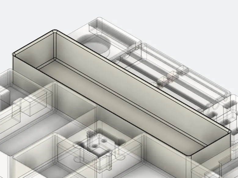 Miniatura 18 do modelo 3D 拓竹配件模块化收纳盒（可用A1mini打印，可堆叠）