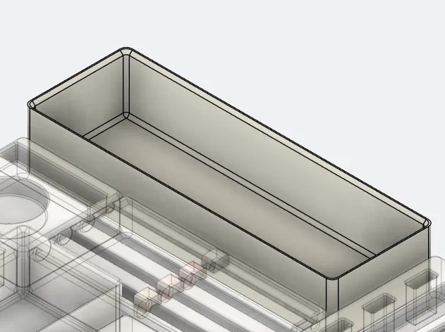 Miniatura 17 do modelo 3D 拓竹配件模块化收纳盒（可用A1mini打印，可堆叠）