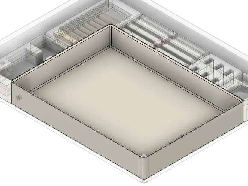 Miniatura 25 do modelo 3D 拓竹配件模块化收纳盒（可用A1mini打印，可堆叠）