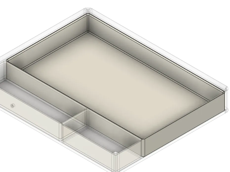 Miniatura 26 do modelo 3D 拓竹配件模块化收纳盒（可用A1mini打印，可堆叠）