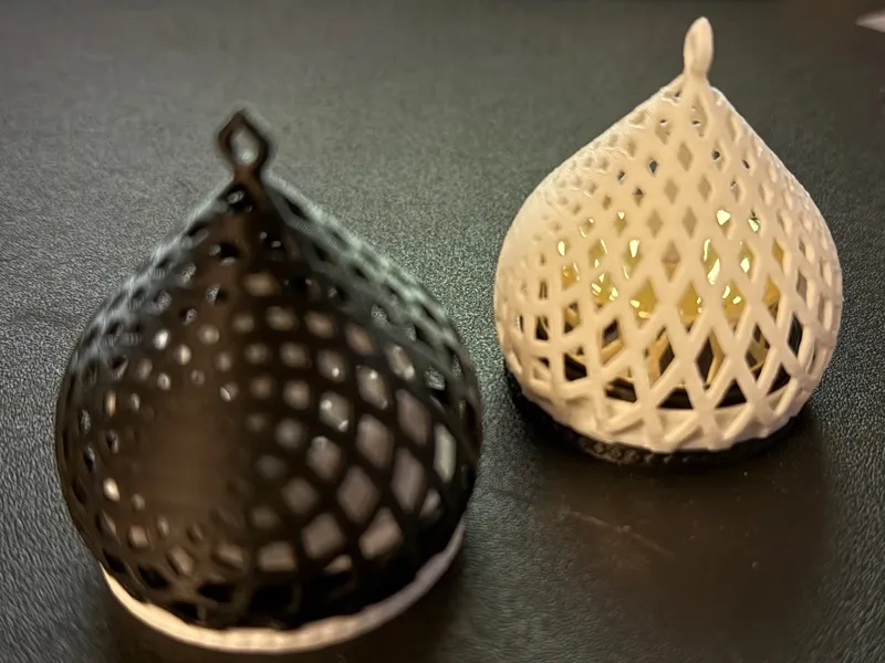 Christmas Ornament/Bauble with  LED Tealight