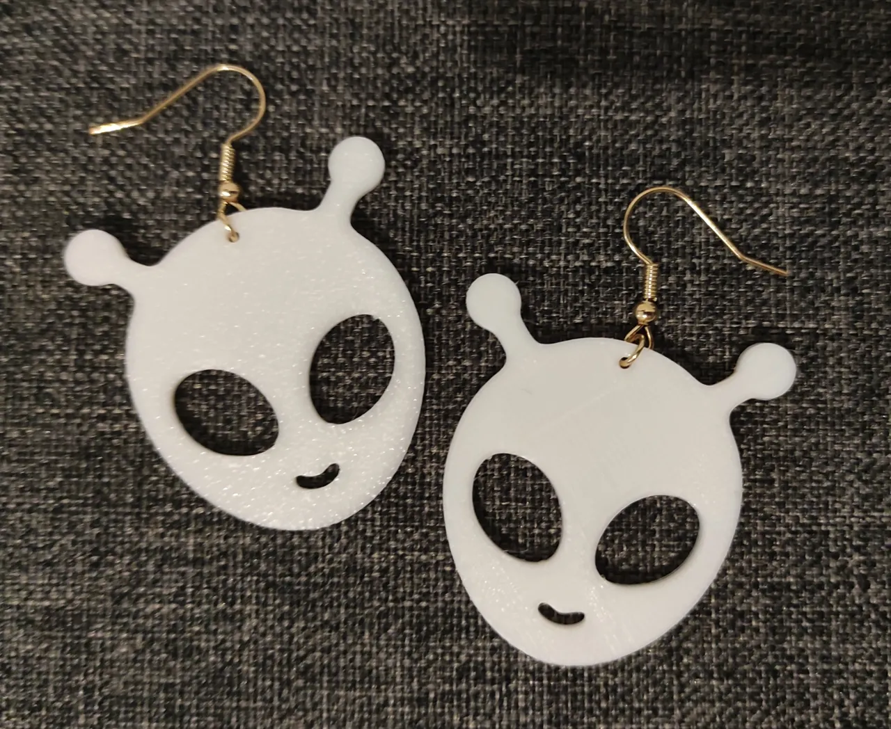 Alien Earrings view 2