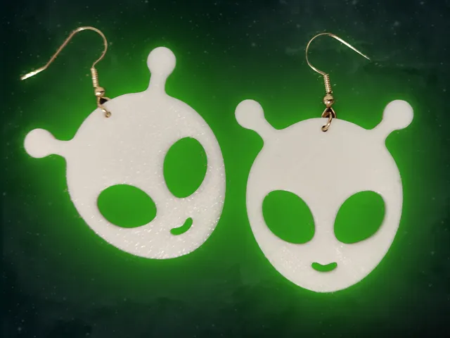 Alien Earrings
