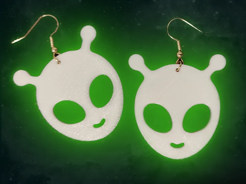 Alien Earrings
