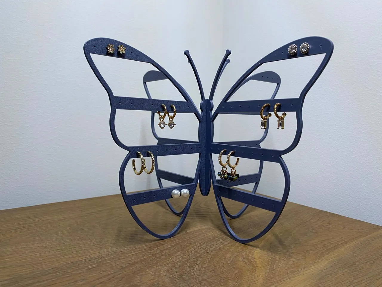 butterfly earring holder view 2