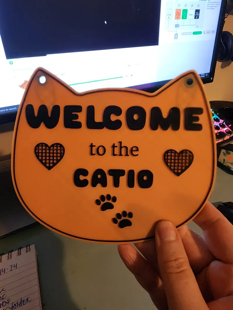 Catio Sign