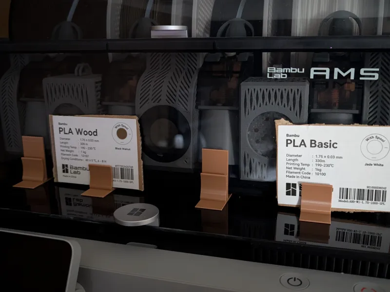Filament Label Holder