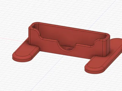 parametric vert phone holder for tinyFPVtimer