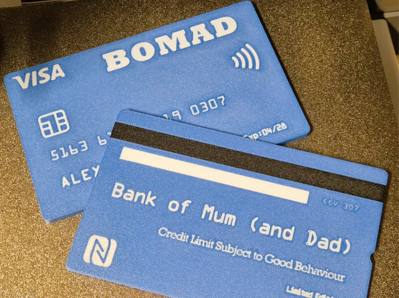 Giant Novelty Credit Card