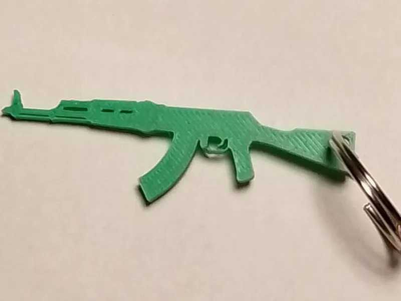 Mini AK-47 Keychain