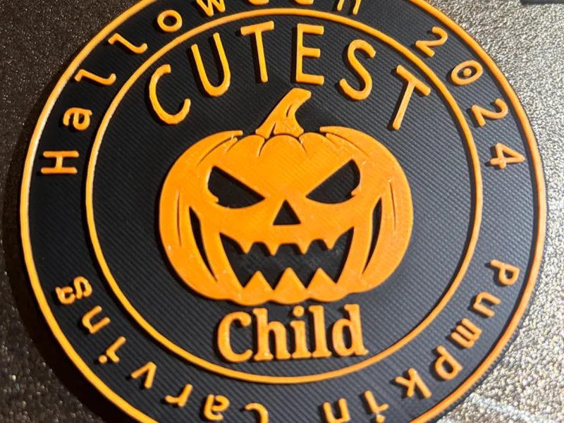 Halloween Pumpkin Carving Medals