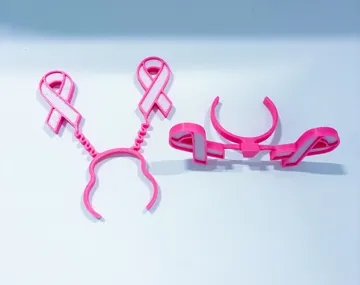 Modelo para impresión 3D: Cancer Awareness Head and Neck Desk Goose Gear — vista de referencia 5