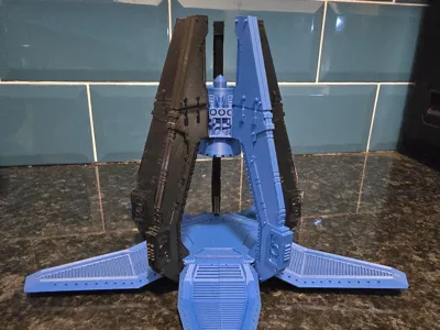 Grim Dark Landing Pod for Space Knights