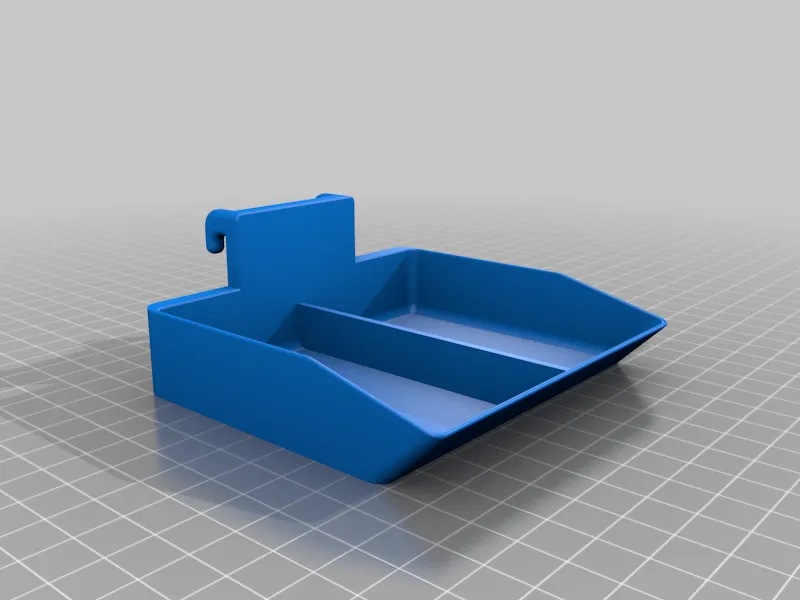 Tray for Skadis with divider