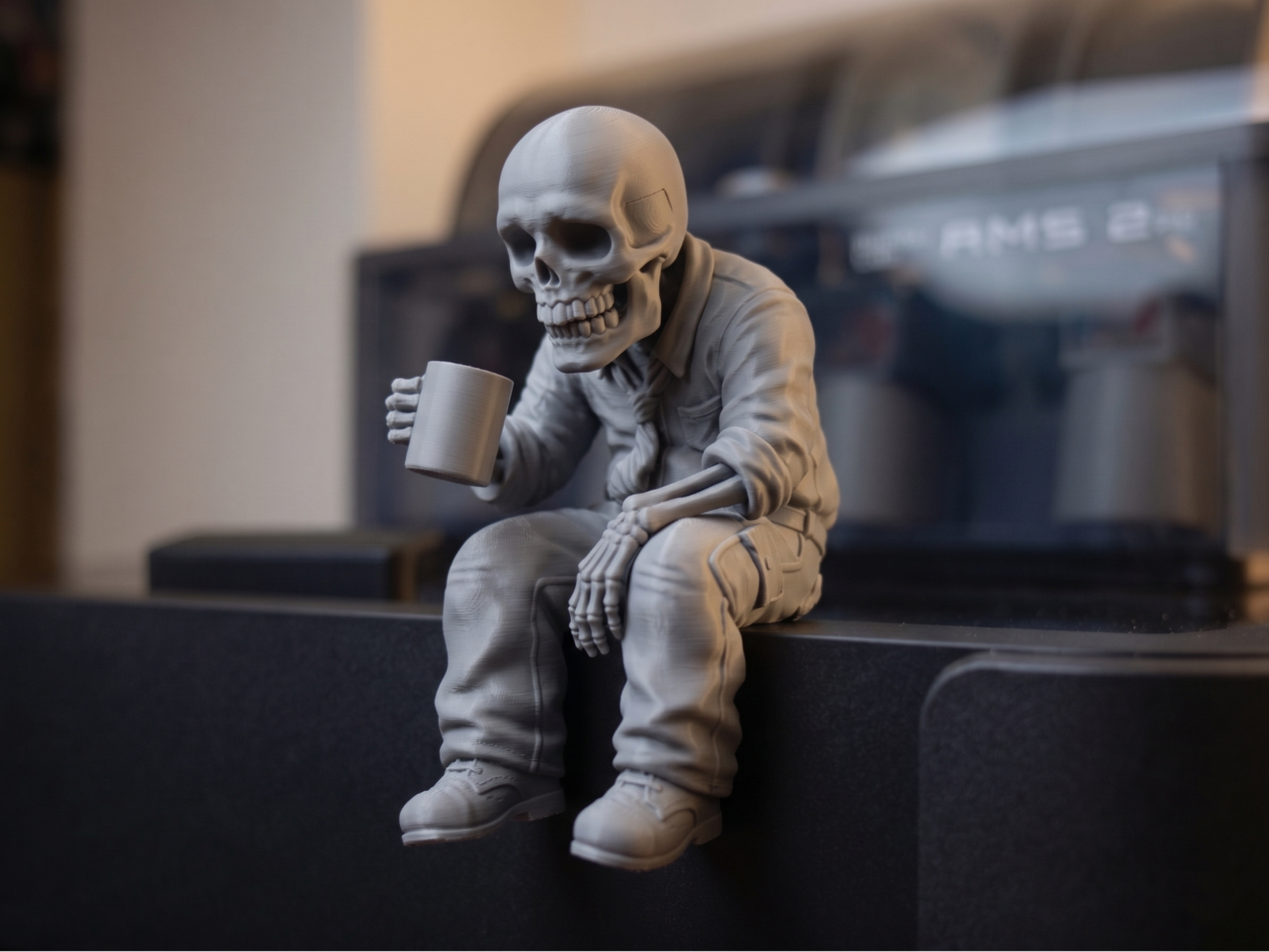 Working Para Bone - Escritório Skeleton