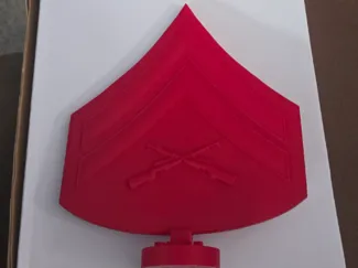 desk statue usmc corporal rank