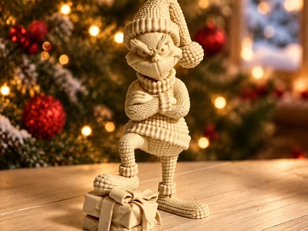 gestrickter Grinch - er hasst Geschenke :) - 1