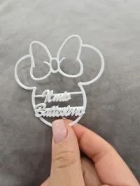 Marque-place Minnie pour baptême — photo 4