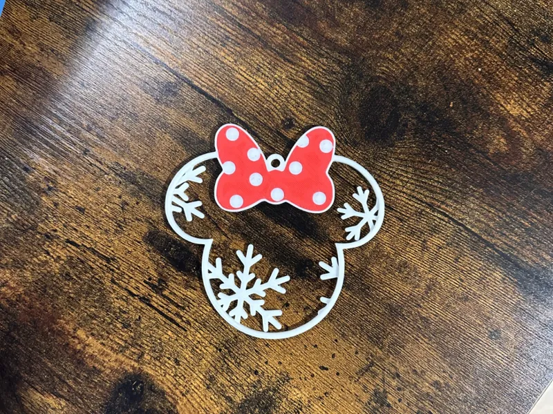 disney minnie colorful christmas ball