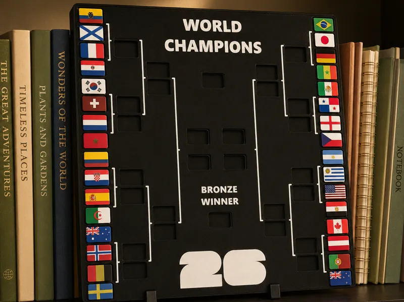 2026 World Cup Tournament Tracker Bracket - Remix