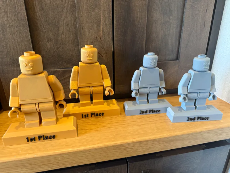 Brick Man Trophy - Several Options