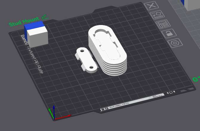 Miniatura 2 do modelo 3D Modern Folding Wall Hook - Print in Place